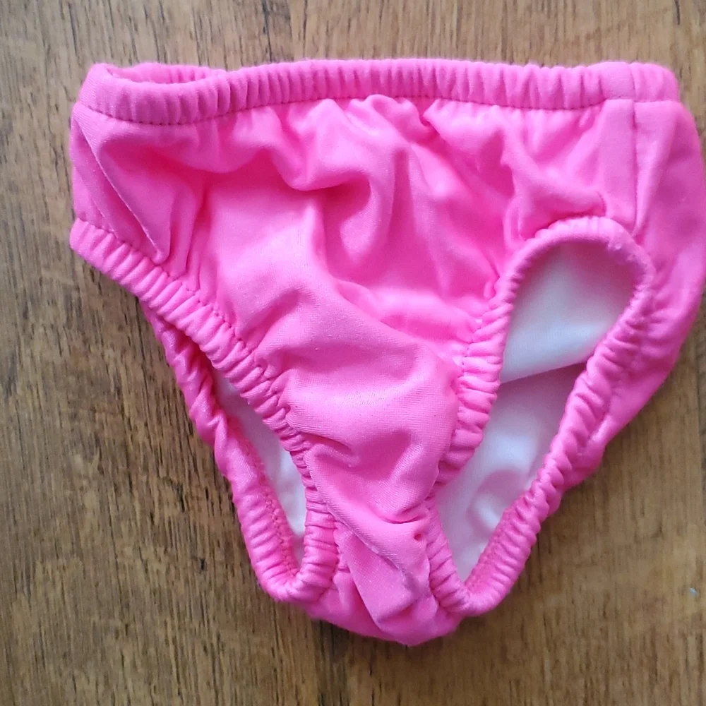 Pool Pal Pink Swimsters‎ Swim Dress/Swim Diaper Size 12M